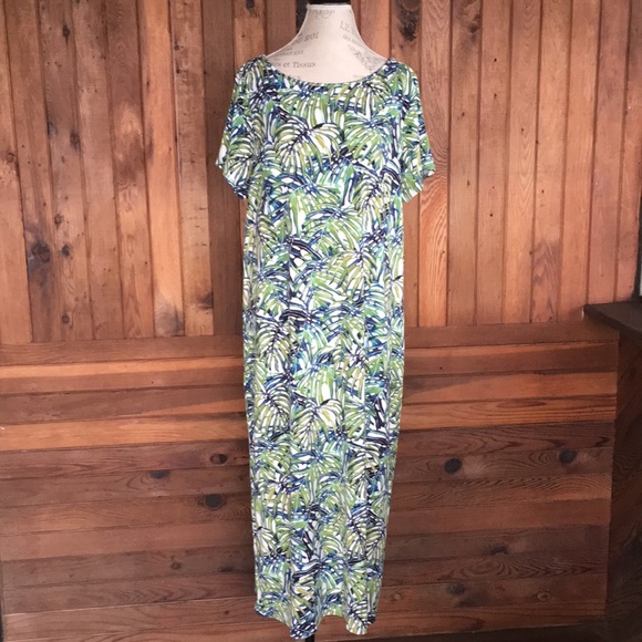 J. Jill Dresses | Jjill Xl Wearever Collection Monstera ...